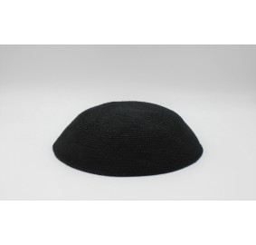 Dmc Black Knit Yarmulka 22Cm