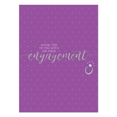 Engagement Greeting Card - Handmade