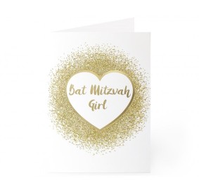 Bat Mitzvah Greeting Card