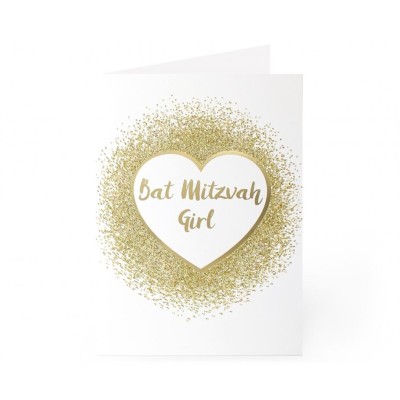 Bat Mitzvah Greeting Card