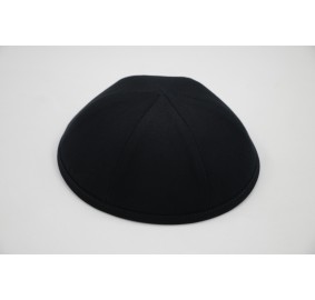 Kippah Black Cotton 6pt