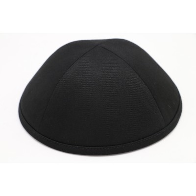 Kippah Black Cotton