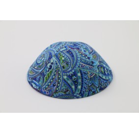 Kippah Blue Paisley