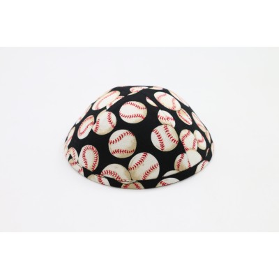 Kippah Baseball Black