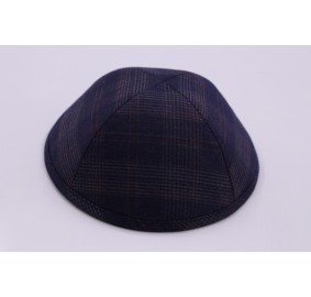 Kippah Blue Tartan