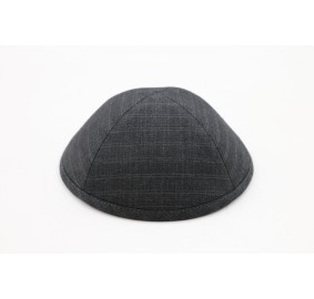 Kippah Charcoal Check