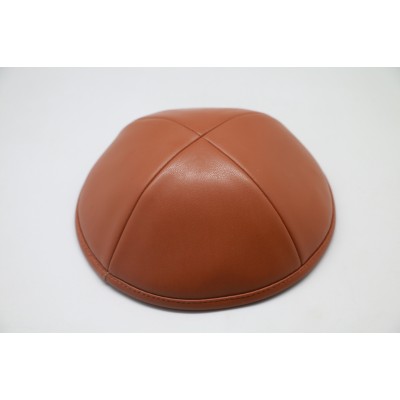 Kippah Caramel Leather