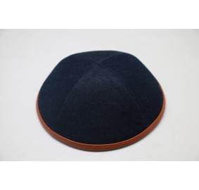 Kippah Denim Camel Rim