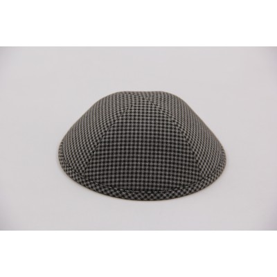 Kippah Grey Houndstooth