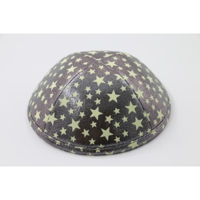 Kippah Glow In the Dark Silver