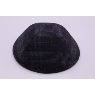 Kippah Grey Tartan