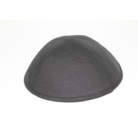 Kippah Black Linen