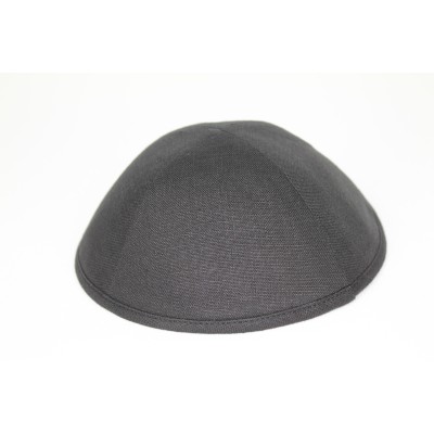 Kippah Black Linen