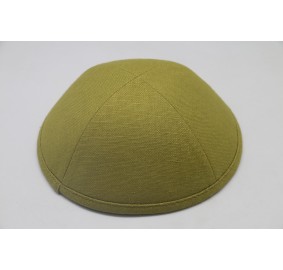 Kippah Light Olive Linen