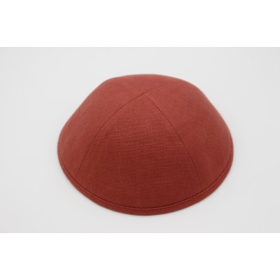 Kippah Chestnut Linen