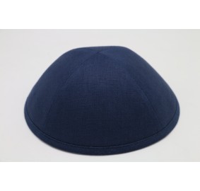 Kippah Navy Linen