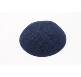 Kippah Navy Burlap