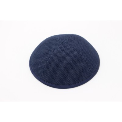 Kippah Navy Burlap