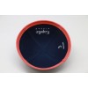 Kippah Denim Orange Rim