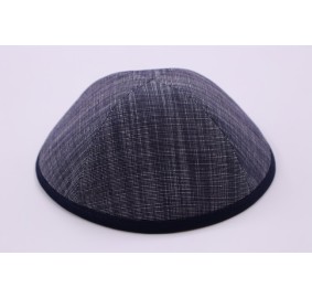 Kippah Navy Etched