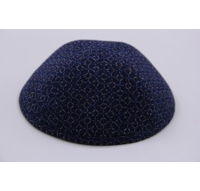Kippah Navy Tiles