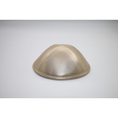 Kippah Rose Gold Leather