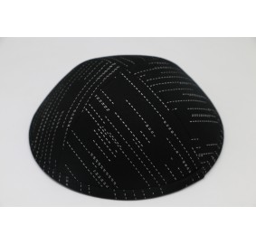 Kippah Silver Dash