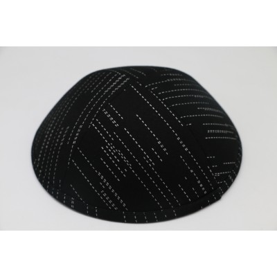 Kippah Silver Dash