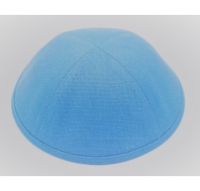 Kippah Linen Sky Blue