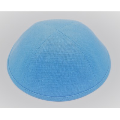 Kippah Linen Sky Blue