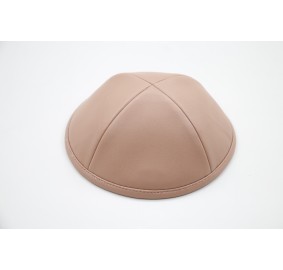 Kippah Salmon Leather