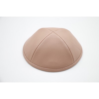 Kippah Salmon Leather