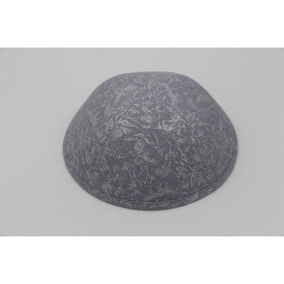 Kippah Silver Brush