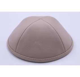 Kippah Taupe Leather