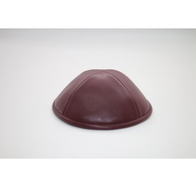 Kippah Wine Leather