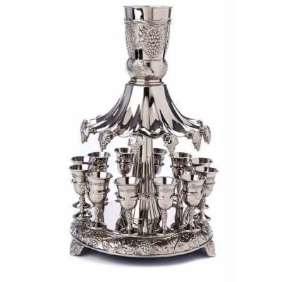 Nickel Plated Kiddush Fountain