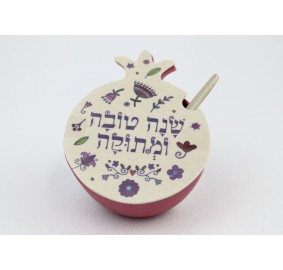 Honey Dish Pomegranate Melamin