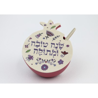 Honey Dish Pomegranate Melamin