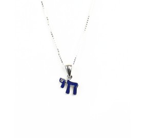 Chai Navy Necklace SS