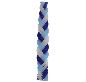 Havdalah Candle Bees Wax Blue