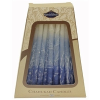 Chanuka Candles Blue & White