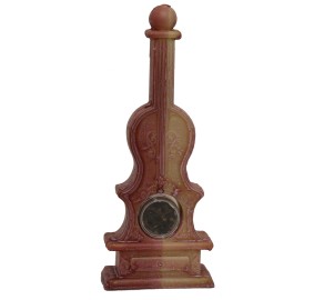 Harp Shaped Havdalah Candle - Brown