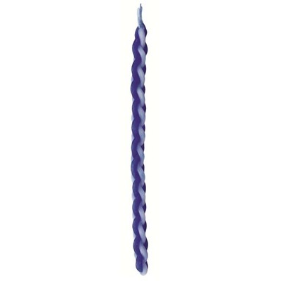 Havdalah Candle Shalhevet Bl/W