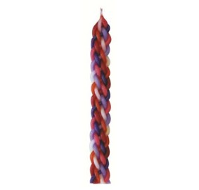 Havdalah Candle Shalhevet Multi Color