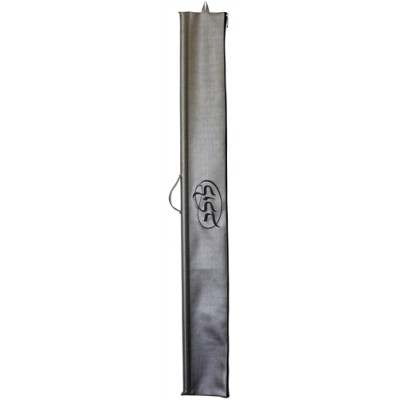 Lulav Holder Vinyl Silver with Grey Embroidery