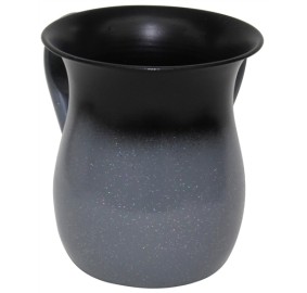 Washcup Stainless Steel Grey with Sparkle