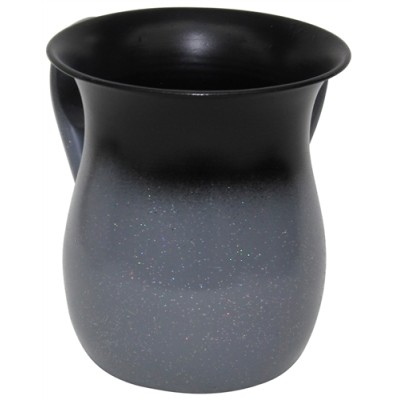 Washcup Stainless Steel Grey with Sparkle