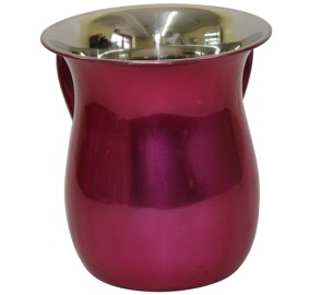 Stainless Steel Washcup - Shiny Pink