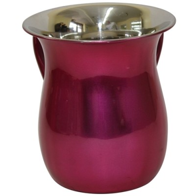 Stainless Steel Washcup - Shiny Pink