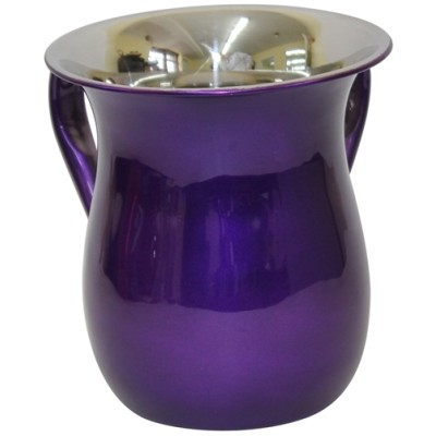 Stainless Steel Washcup - Shiny Purple